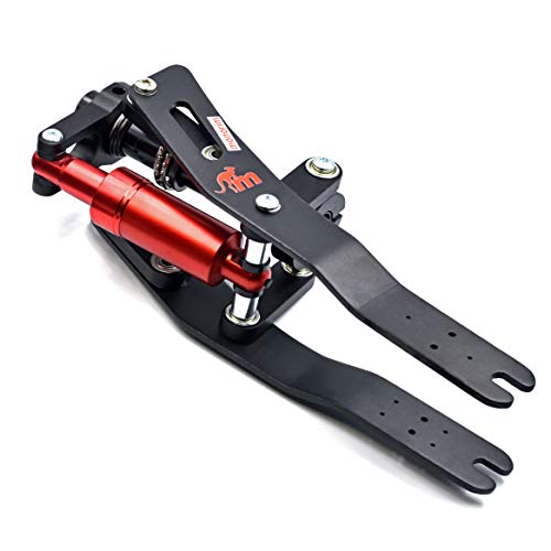 Kit de suspensión Monorim original V2 para los modelos M365, 1S, Essential, Pro del patinete eléctrico Xiaomi (Black/Red)