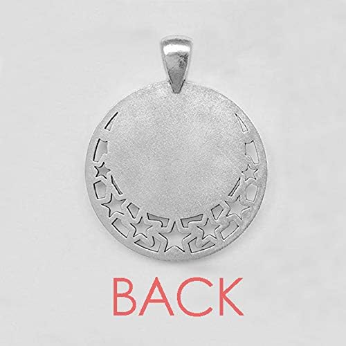 Miniatura 3 de Beauty Gift Santiago De Chile City Watercolor Necklaces Pendant Retro Moon Stars Jewelry