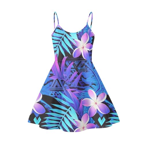 Image of Spaghetti Strap Midi Satin Dresses Summer Sleeveless Sundree Women Girl Beach Party Swing Dress