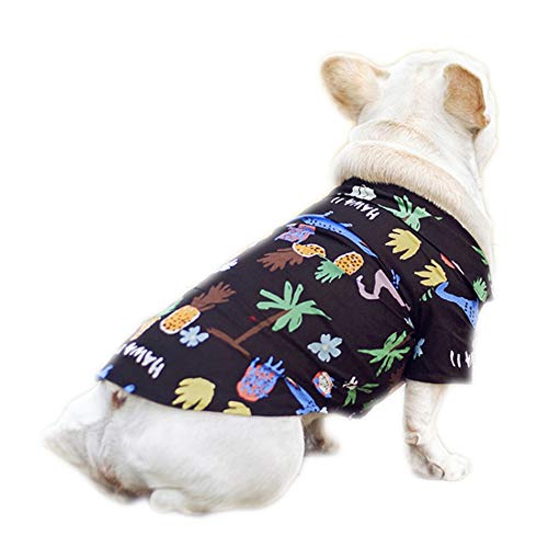 Ct Coutudi Hawaiian Dog Shirts Aloha Dog Shirt Pet Summer Cool Summer Flower Pineapple Shirt For Small To Medium Puppy Dog Cat #TOP7
