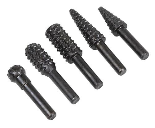 Sealey Rotary Burr Rasp Drill Bit Set 5pc - RWBS5