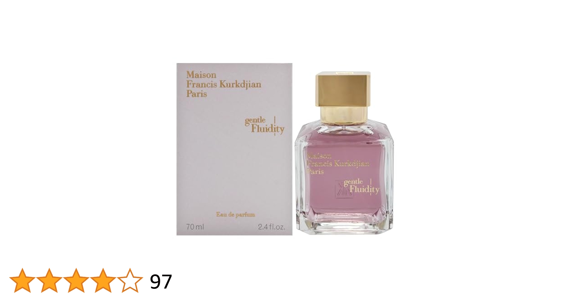 メゾンフランシスクルジャン gentle Fluidity ゴールド70ml