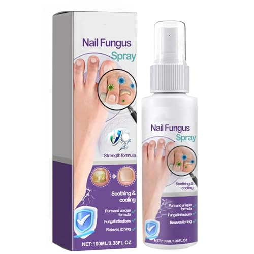 Fungus Spray 100ml, Fungal Nail Treatment, Advanced Foot and Nail Spray, Nail Fungus Treatment for Toenail and Nail Strengthener, Toenail Fungus Treatment, Restoring Healthy Nails