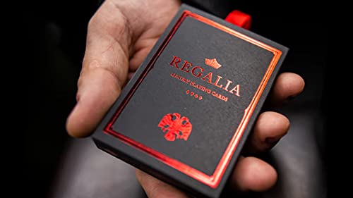 MJM Regalia Red Naipes Póker Edición Firma