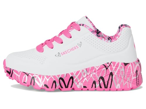 Baskets basses enfant Skechers JGOLDCROWN: UNO LITE LOVELY LUV - vue 6