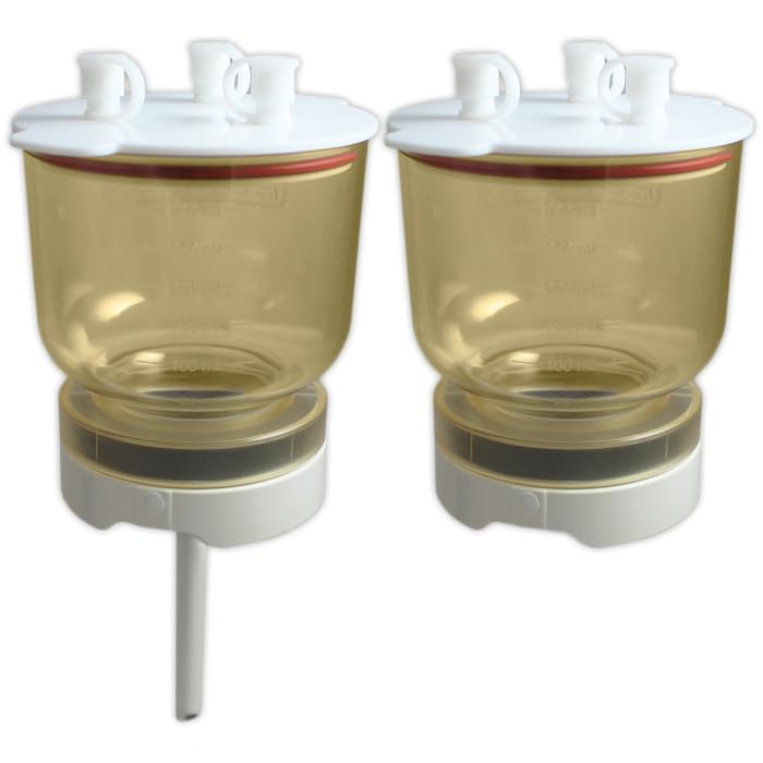 Rocker Scientific MF3A Laboratory Magnetic Filter Funnel (Short Stem) with Lid Kit, PES, 300mL, 47mm (200310-01)