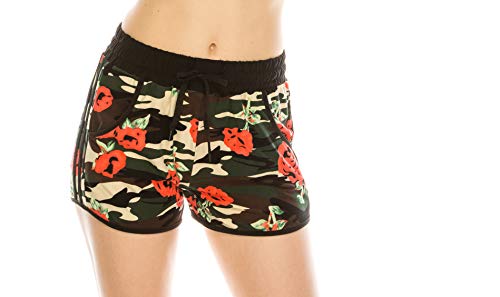 Short de yoga pour femme Always Way à rayures taille M