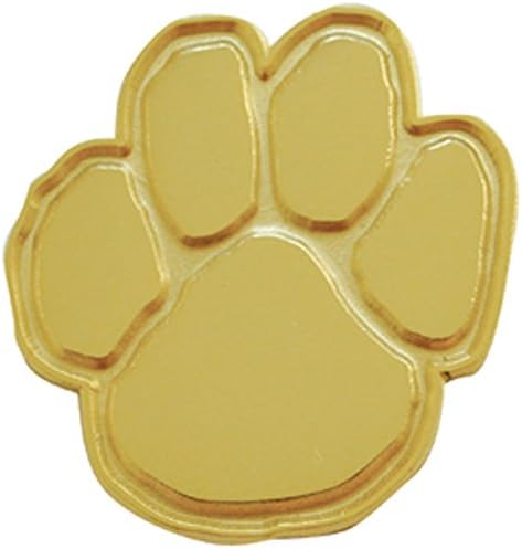 Set of 50 Mascot Pins - Paw (Red/White)