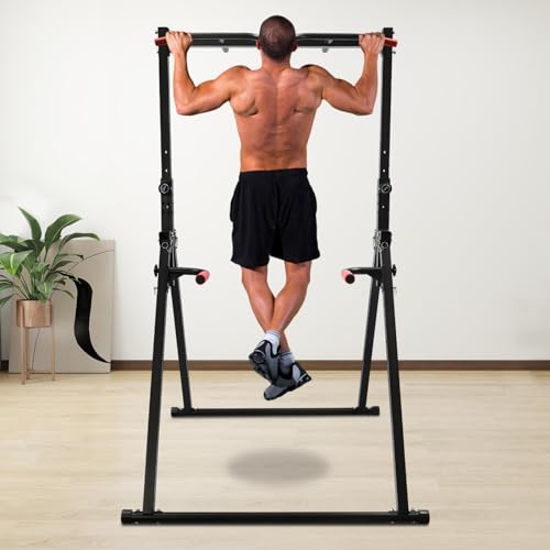 Barra de dominadas ajustable y plegable para entrenamiento en casa hasta 200 kg