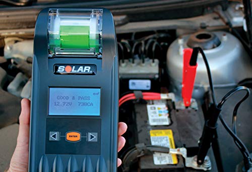 Clore Automotive Solar Ba327 20-2000 Cca Electronic Battery And System Tester With Printer, One Size, Factory #TOP2