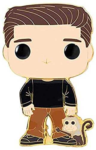 Loungefly Funko POP! Pin De Esmaltes: Friends - Ross Geller Con Monkey - Broche Imperdible Coleccionable - Para Mochilas & Bolsas - Idea Para Regalo - Mercancía Oficial - Fans De TV