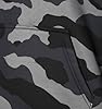 ROCK-IT Apparel Men Hoodies camouflage zip up hoodie fleece sweatjacket mens heavy hoody zipper workerhoody S-5XL pullover Color Black 3XL #5