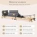 WENMEE Oak Folding Pilates Reformer - Multifunctional Home Gym Equipment, Compact Adjustable Yoga Bench for Strength Training