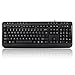 Adesso AKB-132HB Multimedia USB Keyboard with 3 Hubs, Black