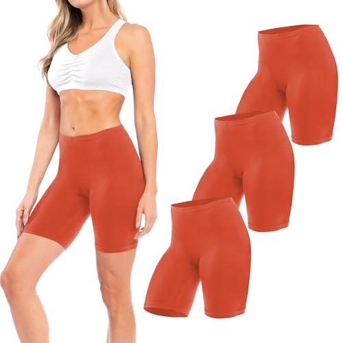 Image of Sexy Basics Women's Cotton Stretch Active Slip Shorts | 3 Pack & 6 Pack Boy Short Boxer Briefs