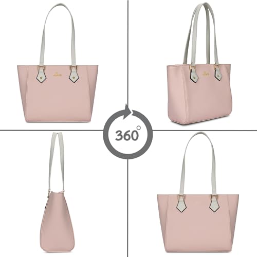 Image of Lavie Pastel Women's Gracie Tote Bag | Tote Bag for Work | Ladies purse | Stylish Shoulder Bag | Gift for Women
