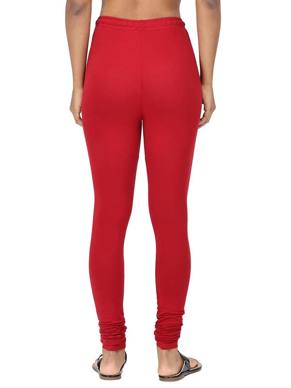 Image of Robinbosky Cotton Churidhar Leggings for Women - Stylish, Stretchable & Flattering Fit for All-Day Comfort