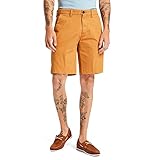 Ajuste: recto Timberland Pantalones cortos tipo chino Squam Lake Stretch para hombre, Bota de trigo, 38 W UK regular