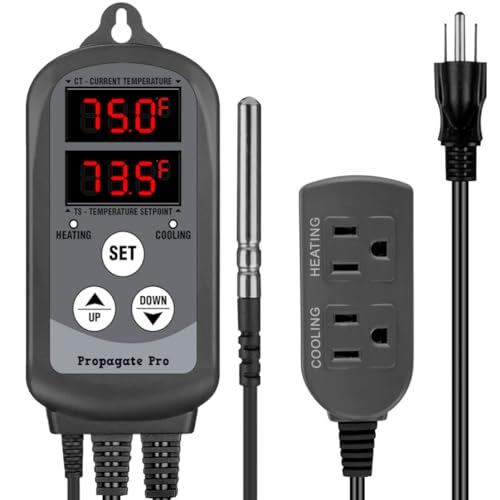 15 Amp Plug in Digital Temperature Controller Outlet by Propagate