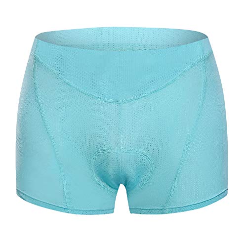 Tomshin Roupa íntima de ciclismo feminina 3D acolchoada malha respirável MTB bike ciclismo shorts sh