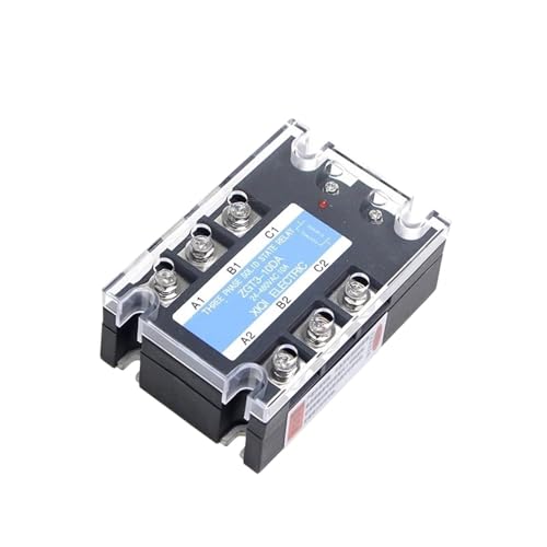 Relais statique SSR triphasé 40A 60A commande CC 3-32V vers CA 24-480V pour armoire électrique