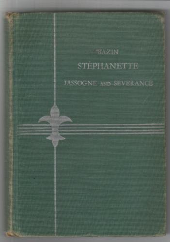 Rene Bazin - Stephanette [French] B000GR3UQS Book Cover