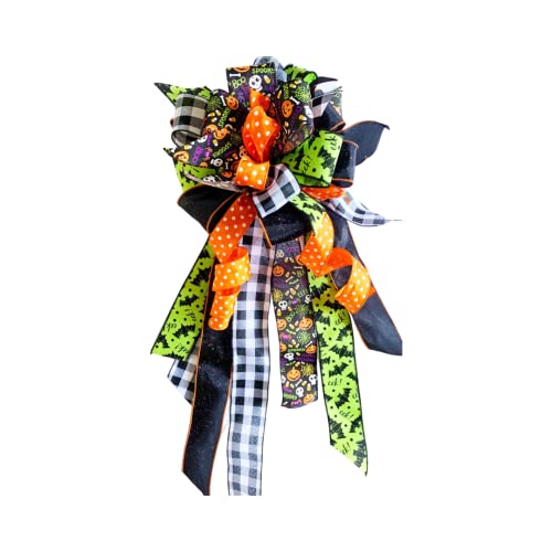 Halloween Bow Mailbox Bow Wreath Bow