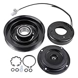 ApplianPar A/C AC Compressor Clutch Assembly Kit Pulley Coil Set for Toyota Matrix Corolla 6 GROOVE 1.8L 2003-2008