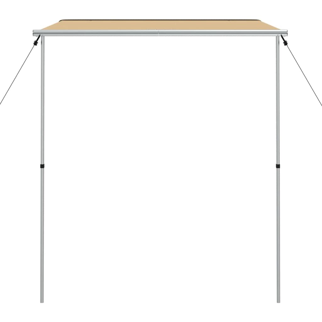 INLIFE Wohnwagen-Markise 2x2,5x2,15 m Beige,9.74kg,148137