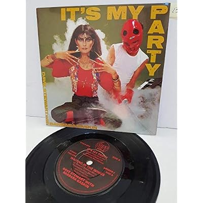DAVE STEWART AND BARBARA CASKIN - it's my party. BROKEN2, 7" single
