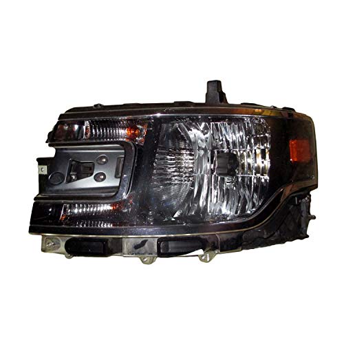 2013-2019 Ford Flex Driver Side Halogen Headlight Assembly; Without Logo [Fo] Partslink FO2502312