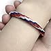 LAMIBEE Country Pride, Country Flag Code Bracelet, Protection and Lucky Sufer String Bracelet, Tibetan Wrist Wrap Bracelet, Boho Style Rope Bracelet for Women, Men, String Thread Bracelets, crystal