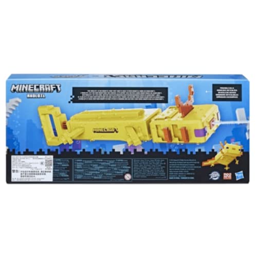 Nerf, Lançador Super Soaker Minecraft Axolote, Amarelo