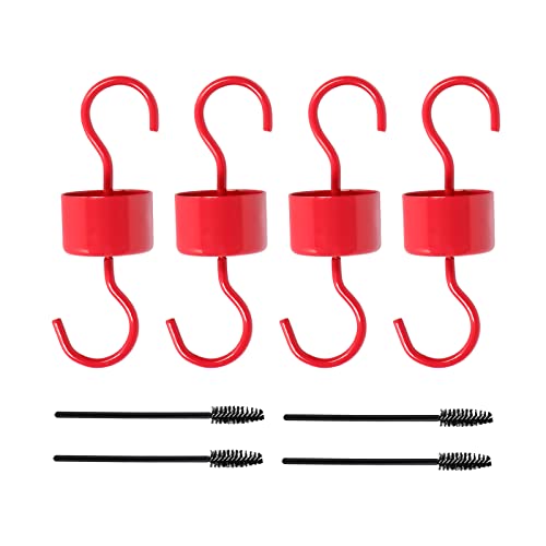 Metal Ant Moat for Hummingbird Feeders (Red)