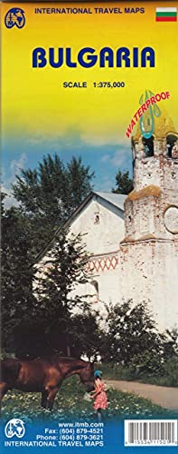 Bulgaria 1:375,000 Travel Map