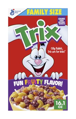 Trix Breakfast Cereal, 6 Fruity Shapes...