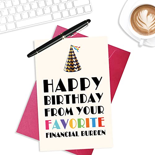 Happy Birthday Card For Dad, Birthday Greeting Card For Mom From Daughter Or Son, Funny Card For Father's Birthday, Birthday Card For Mommy, Birthday Gift For Parents, Humorous Bday Card For Dad Mom #TOP4