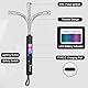 SUPRUS Electric Candle Lighter Windproof Rechargeable USB-C with Digital Battery Display Ambient Lighting Safety Switch 360° Flexible Neck Flameless Plasma