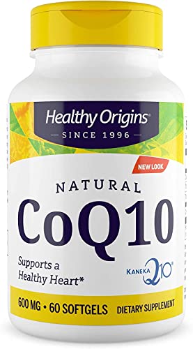 Healthy Origins Coq10 600 Mg (Kaneka Q10, Non-Gmo, Gluten Free, Heart Support, Energy Support), 60 Softgels #TOP11