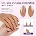 Beginners Practice Hand for Acrylic Nails: Realistic Silicone Nail Hand Practice with Flexible Fingers - Fake Training Hand Mannequin Hand for Nail Techs