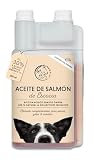 Annimally Aceite de Salmón Escocés para Perros y Gatos 250 ml - con 30% de Ácidos Grasos Omega 3 y 6 - Aceite de Pescado para Dieta Barf - Sin Aditivos