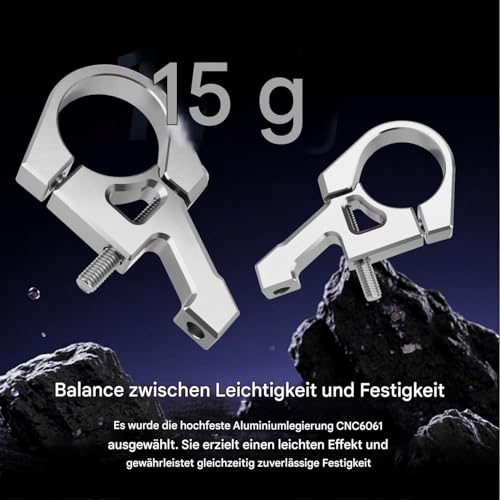 Potence montage direct et collier de serrage de vélo en aluminium