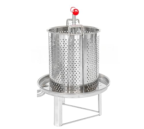 蜂蜜ジューサー、養蜂用具、蜜圧縮製蝋器、ステンレス鋼製の使いやすい蜂蜜濾過器、家庭用・業務用、砂糖絞り器、野菜脱水機、蜂蜜分離器 (コーナータイプ)