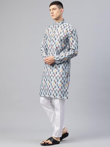 Image of Luxrio Kurta Set for Men Cotton Blend Kurta with Pyjama Set Ethnic Set