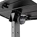 On-Stage KS6150 Compact MIDI/Synthesizer Utility Stand (for Small Keyboards,Mini Synths,Effects Processors,Samplers,Tablets,DJ Mixers & More, Ergonomic, Capacity 35LBs, Adjustable, Black)