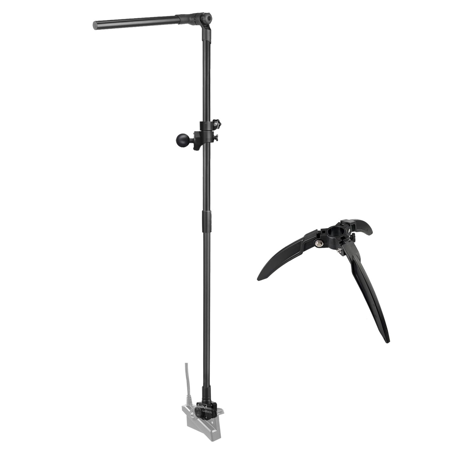 best livescope transducer pole mount for ice fishing Amazon.com: WINDFRD Livescope Transducer Pole Mount with 1.5