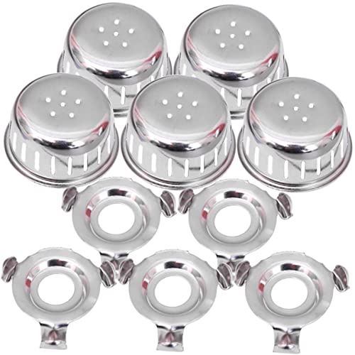 Kit de repuestos para olla a presión: 10 piezas de acero inoxidable, tapa antiobstrucción, soporte y válvula de reemplazo miniatura 1