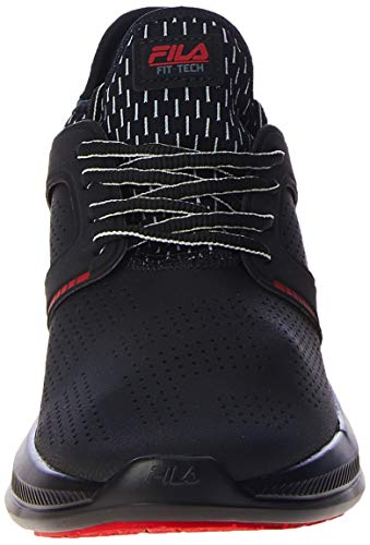 Tênis Fit Tech, Fila, Masculino, Preto/Preto, 40