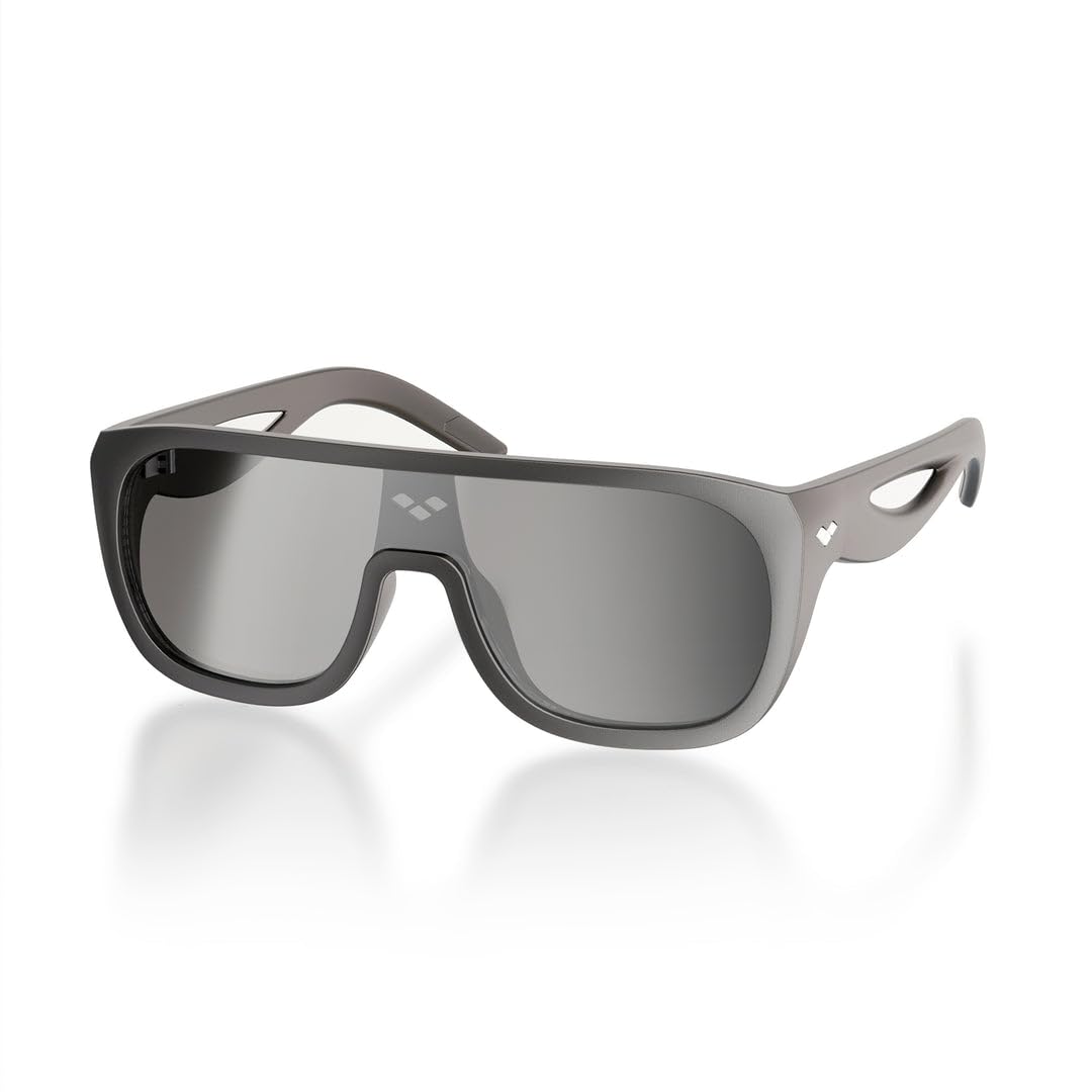 ARENA ALBATRO Occhiali da Sole Lifestyle, Montatura Flessibile e Leggera, Antiurto e Protezione UV, Rivestimento Antiriflesso Idrofobico e Antistatico, Classe Ottica 3, Made in Italy
