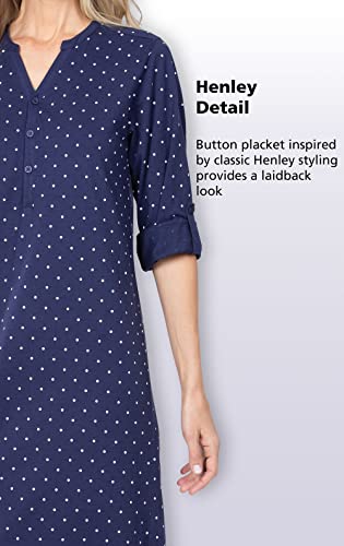 Pajamagram Womens Nightgowns So Soft - Long Nightgowns For Women, Navy, M, 8-10 #TOP3